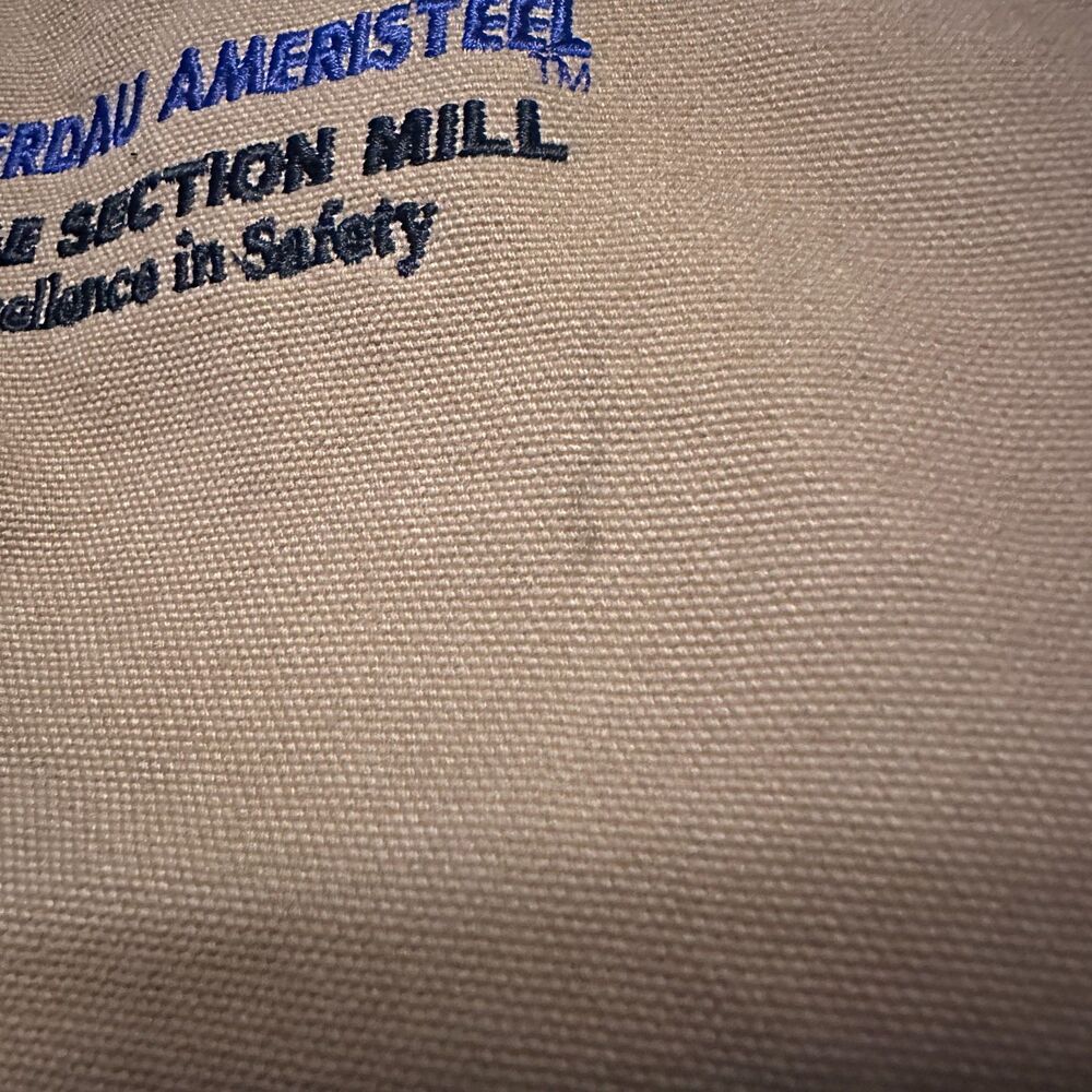 Y2K Vintage 2003 Carhartt J97 CML Sandstone Detroit Cropped Jacket 2XL Reg - Picture 13 of 16